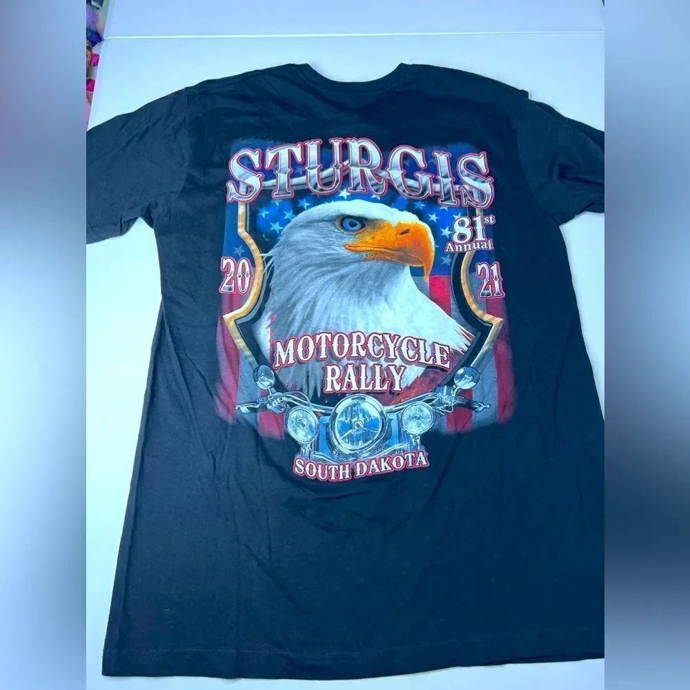 Rare Harley Davidson Sturgis 2021 81th  Mens Size XL Black T-Shirt